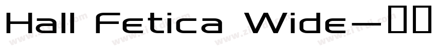 Hall Fetica Wide字体转换